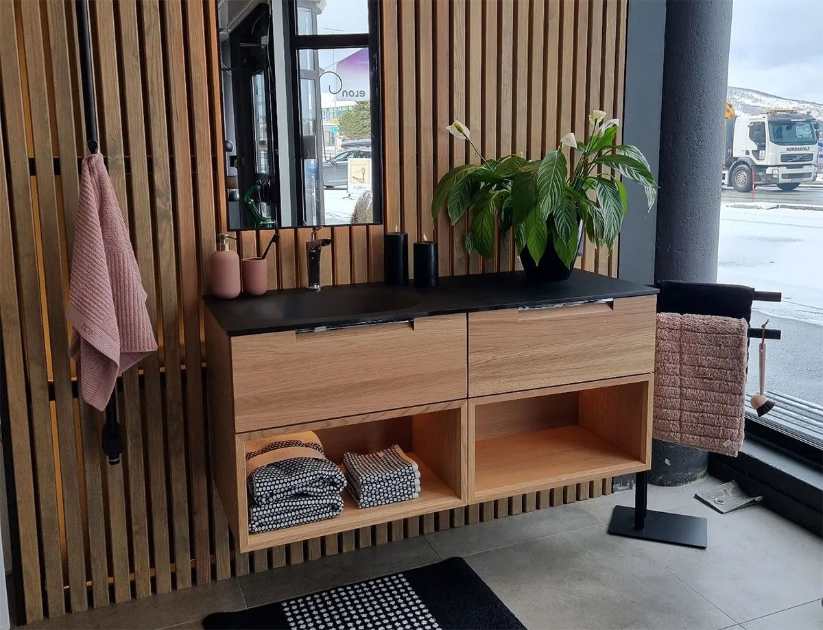 Baderomsutstilling hos Varme & Bad Narvik